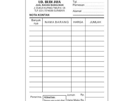 NOTA HITAM PUTIH